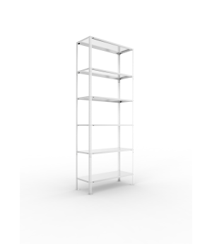 Fachbodenregal Grundregal 2500×1000×400 mm, 80 kg Fachlast –