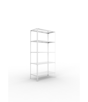 Fachbodenregal Grundregal 2000×1000×500 mm, 80 kg Fachlast –