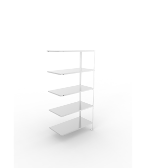 Fachbodenregal Anbauregal 2000×1000×500 mm, 80 kg Fachlast –
