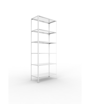 Fachbodenregal Grundregal 2500×1000×500 mm, 80 kg Fachlast –