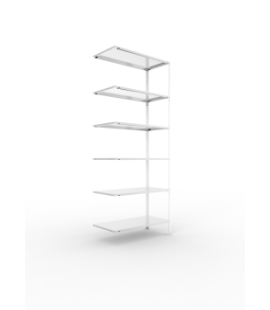 Fachbodenregal Anbauregal 2500×1000×500 mm, 80 kg Fachlast –