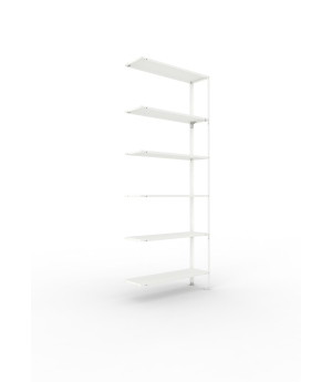 Fachbodenregal Anbauregal 2500×1000×300 mm, 80 kg Fachlast –