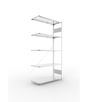 Fachbodenregal Anbauregal 2000×1000×400 mm, 80 kg Fachlast –