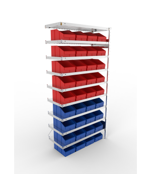 Fachbodenregal Anbauregal 2000×1000×400 mm, 100 kg Fachlast 
