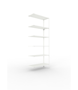 Fachbodenregal Anbauregal 2500×1000×400 mm, 80 kg Fachlast –