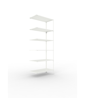 Fachbodenregal Anbauregal 2500×1000×500 mm, 80 kg Fachlast –