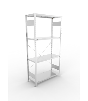 Fachbodenregal Grundregal 2000×1000×400 mm, 150 kg Fachlast 