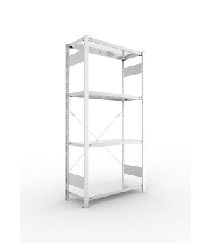 Fachbodenregal Grundregal 2000×1000×400 mm, 150 kg Fachlast – META