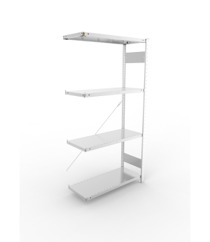 Fachbodenregal Anbauregal 2000×1000×400 mm, 150 kg Fachlast 