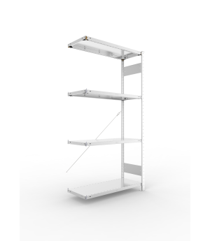 Fachbodenregal Anbauregal 2000×1000×400 mm, 150 kg Fachlast 