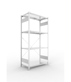 Fachbodenregal Grundregal 2000×1000×500 mm, 150 kg Fachlast 