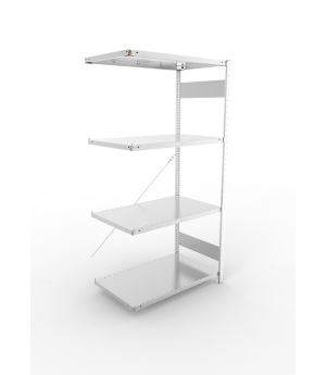 Fachbodenregal Anbauregal 2000×1000×600 mm, 150 kg Fachlast 