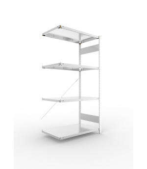 Fachbodenregal Anbauregal 2000×1000×600 mm, 150 kg Fachlast 