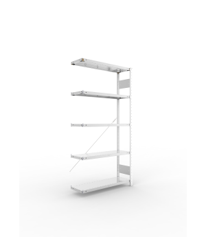 Fachbodenregal Anbauregal 2000×1000×300 mm, 150 kg Fachlast 