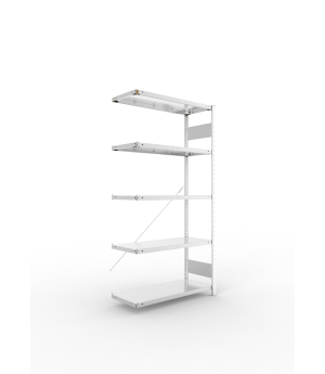 Fachbodenregal Anbauregal 2000×1000×400 mm, 150 kg Fachlast 