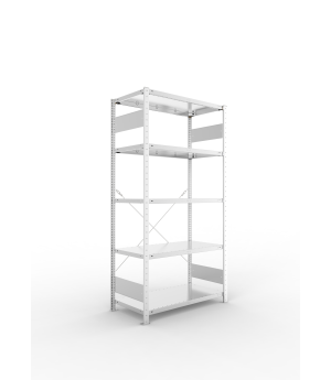Fachbodenregal Grundregal 2000×1000×500 mm, 150 kg Fachlast 