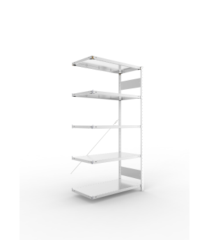 Fachbodenregal Anbauregal 2000×1000×500 mm, 150 kg Fachlast 