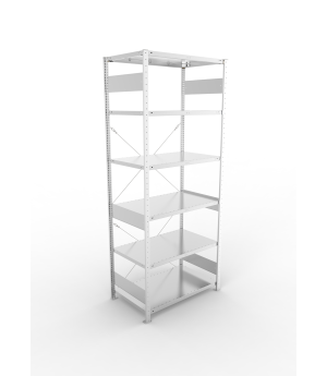 Fachbodenregal Grundregal 2500×1000×600 mm, 150 kg Fachlast 