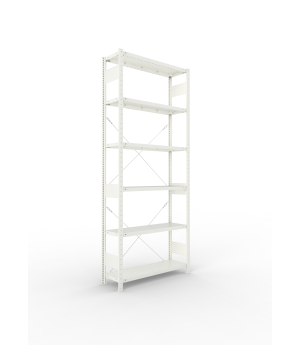 Fachbodenregal Grundregal 2500×1000×300 mm, 150 kg Fachlast 