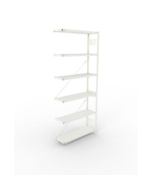Fachbodenregal Anbauregal 2500×1000×300 mm, 150 kg Fachlast 