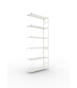 Fachbodenregal Anbauregal 2500×1000×300 mm, 150 kg Fachlast 