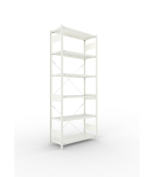 Fachbodenregal Grundregal 2500×1000×400 mm, 150 kg Fachlast 