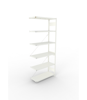 Fachbodenregal Anbauregal 2500×1000×400 mm, 150 kg Fachlast 