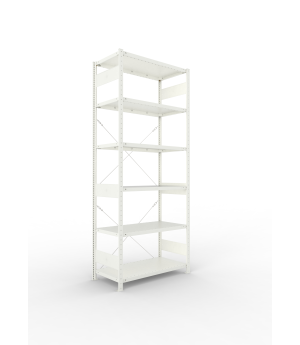 Fachbodenregal Grundregal 2500×1000×500 mm, 150 kg Fachlast 