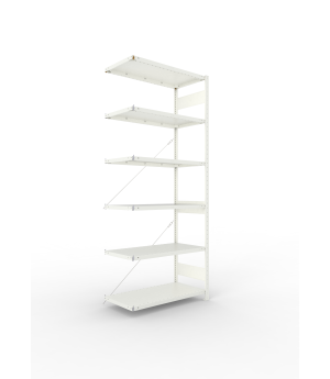 Fachbodenregal Anbauregal 2500×1000×500 mm, 150 kg Fachlast 