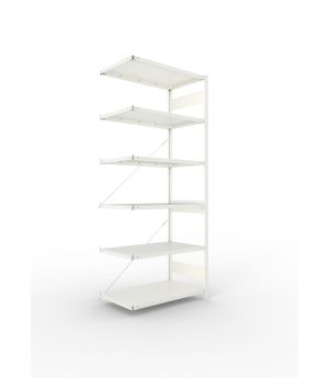 Fachbodenregal Anbauregal 2500×1000×600 mm, 150 kg Fachlast 