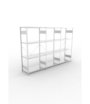 Fachbodenregal Komplettregal 2000×3000×500 mm, 150 kg Fachla