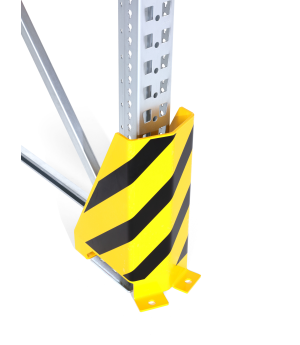 U-Rammschutz 400 mm MULTIPAL 162×239 mm RAL 9004/1003 – META