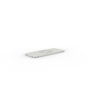 Abdeckboden 750×300 mm RAL 7035 COMPACT mit Schrauben – META
