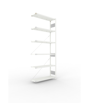 Fachbodenregal Anbauregal 2500×1000×300 mm, 150 kg Fachlast 