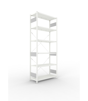 Fachbodenregal Grundregal 2500×1000×400 mm, 150 kg Fachlast 