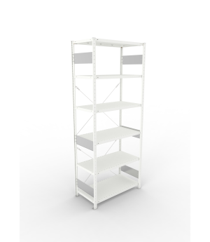 Fachbodenregal Grundregal 2500×1000×500 mm, 150 kg Fachlast 