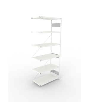 Fachbodenregal Anbauregal 2500×1000×500 mm, 150 kg Fachlast 