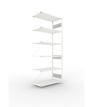 Fachbodenregal Anbauregal 2500×1000×500 mm, 150 kg Fachlast 