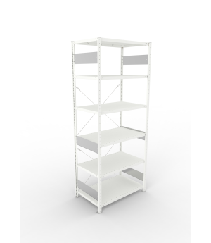 Fachbodenregal Grundregal 2500×1000×600 mm, 150 kg Fachlast 