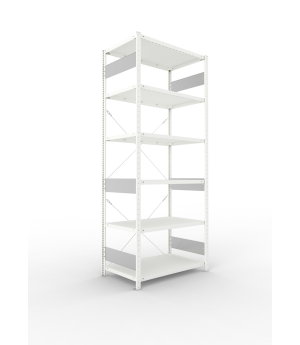Fachbodenregal Grundregal 2500×1000×600 mm, 150 kg Fachlast 