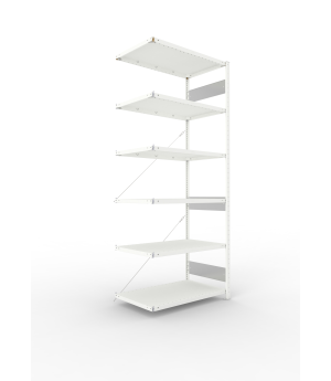 Fachbodenregal Anbauregal 2500×1000×600 mm, 150 kg Fachlast 