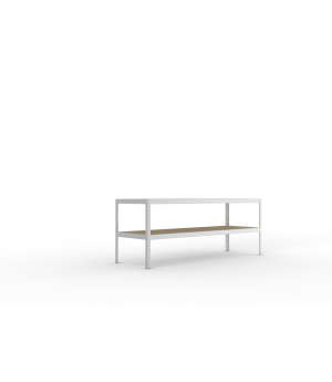 Packtisch 970×2500×800 mm, 400 kg Fachlast – META