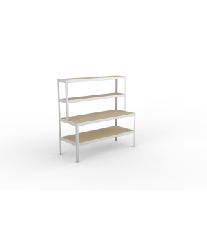 Weitspannregal Komplettregal 1970×2000×800 mm, 400 kg Fachla