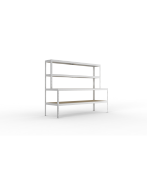 Packtisch 1970×2500×800 mm, 400 kg Fachlast – META