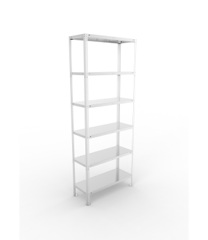 Fachbodenregal Grundregal 2500×1000×400 mm, 150 kg Fachlast 