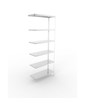Fachbodenregal Anbauregal 2500×1000×400 mm, 150 kg Fachlast 