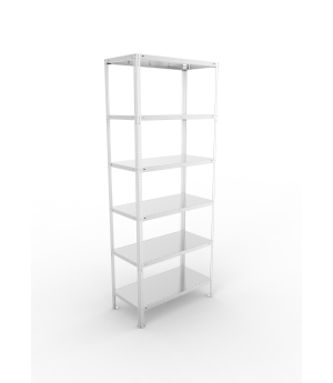 Fachbodenregal Grundregal 2500×1000×500 mm, 150 kg Fachlast 