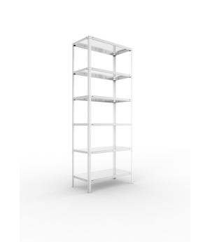 Fachbodenregal Grundregal 2500×1000×500 mm, 150 kg Fachlast 