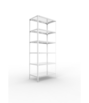 Fachbodenregal Grundregal 2500×1000×600 mm, 150 kg Fachlast 