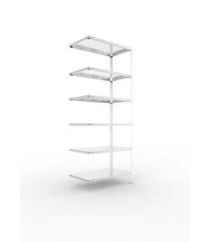 Fachbodenregal Anbauregal 2500×1000×600 mm, 150 kg Fachlast 